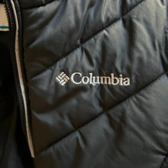 Columbia Kids Puffer Hooded Black Jacket - Size XS - 6/6X - Picture 4 of 7